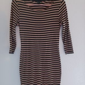 Forever 21 Size M Tan and black dress